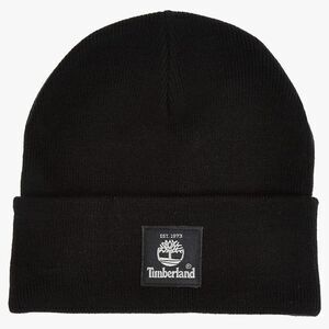 Timberland Men’s Black Short Watch Knit Beanie Hat